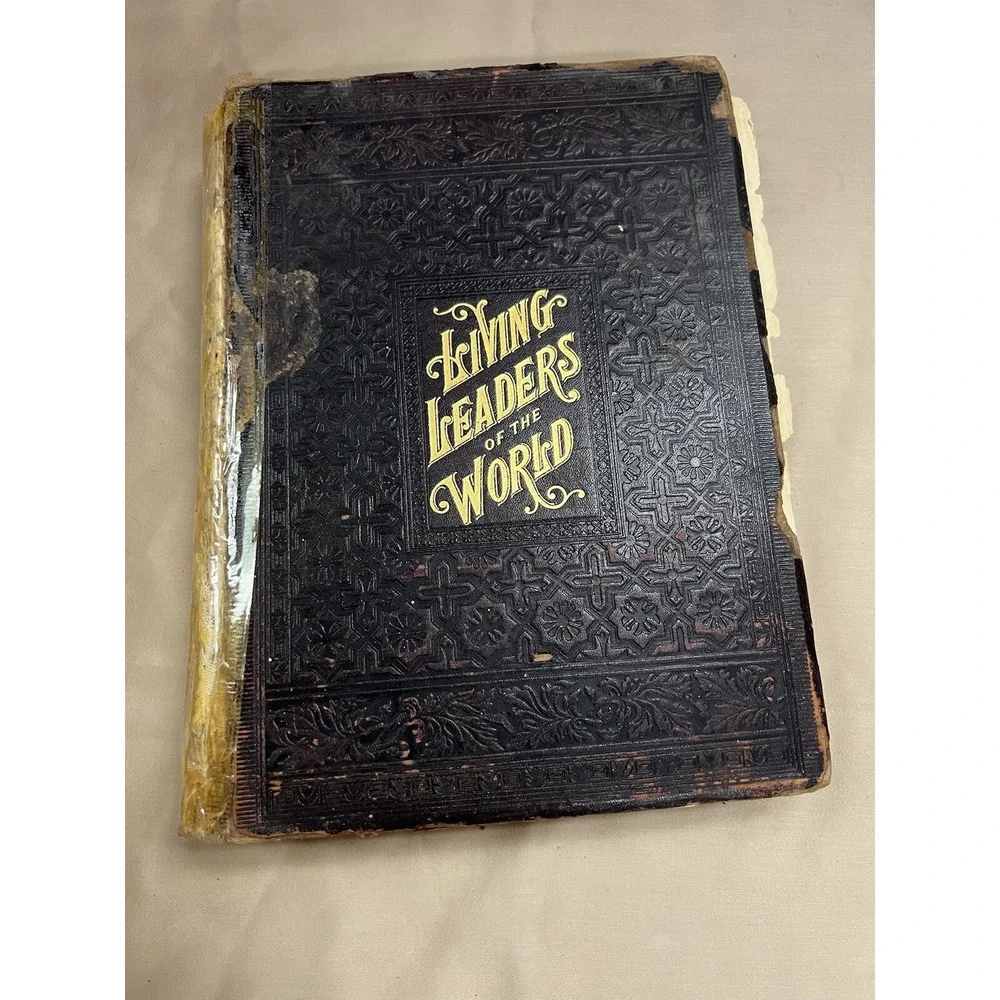 LIVING LEADERS OF THE WORLD: COMPROMISING.‎ 1889, BY WALTER J. BROOKS (858)